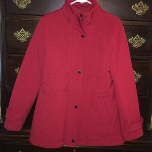 Kenneth Cole water resistant coat- detachable hood